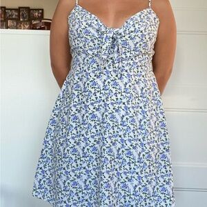 Forever 21 Lavender and White Floral Mini Dress